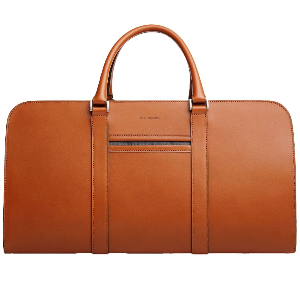 Carl Friedrik Palissy Weekend Bag Cognac