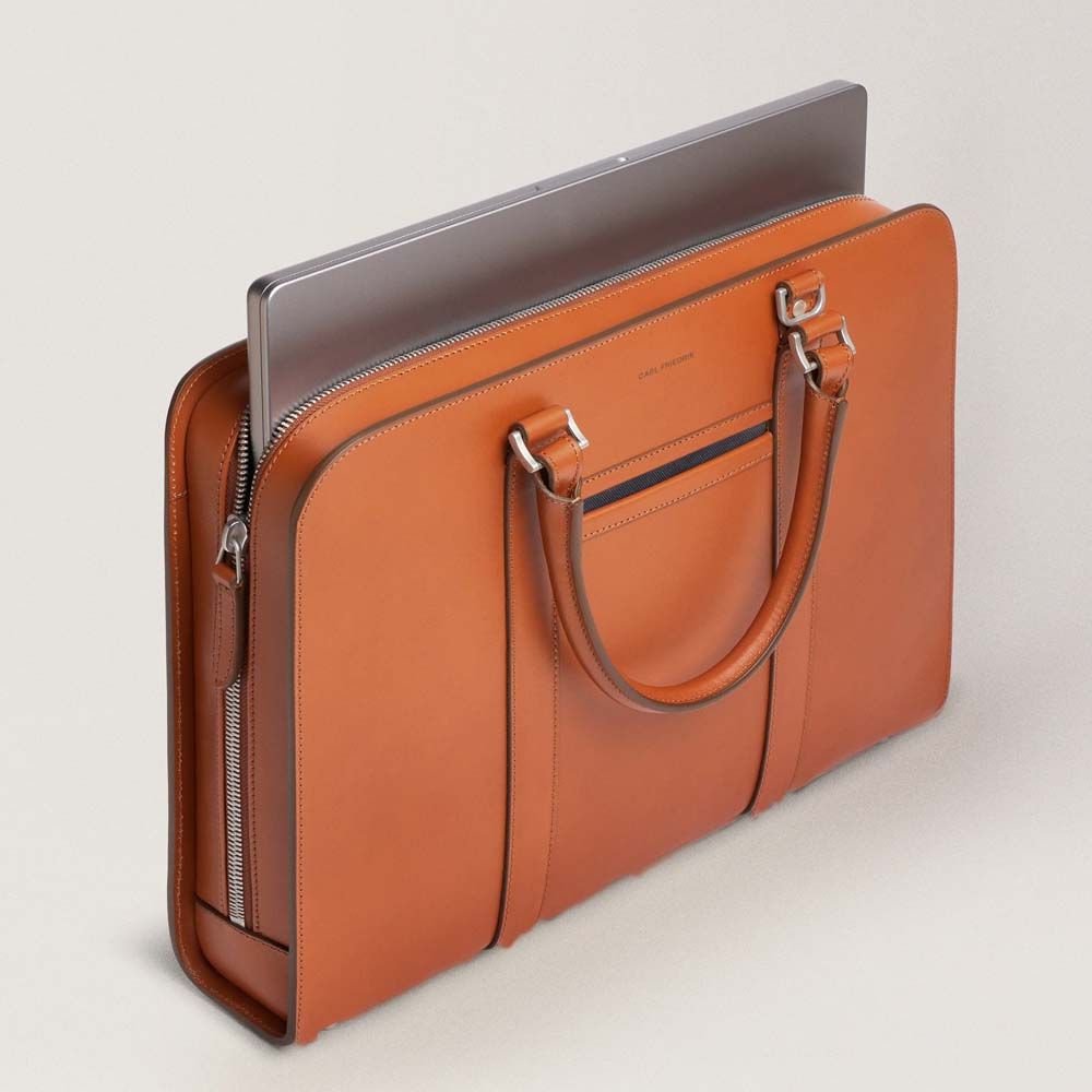 Carl Friedrik Thin Leather Briefcase Carl Friedrik Palissy
