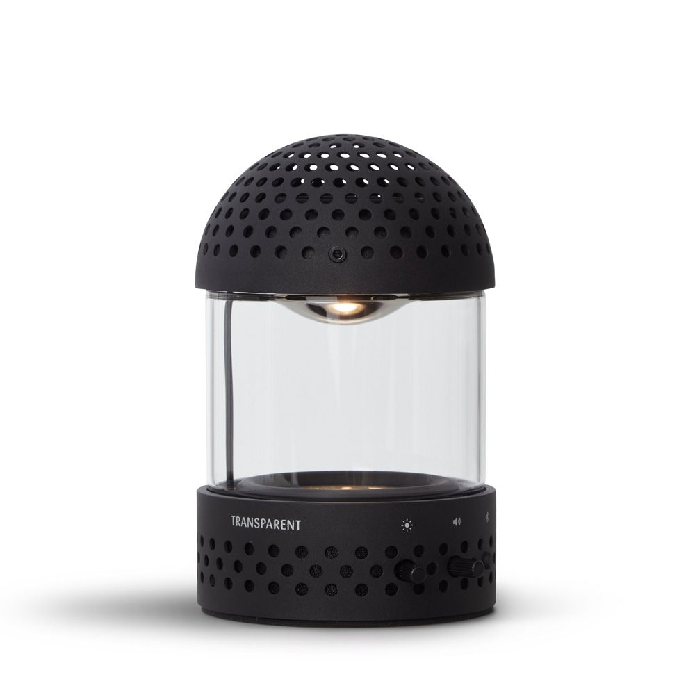 Sound Trasparent Transparent Light Bluetooth Sound Speaker - Black