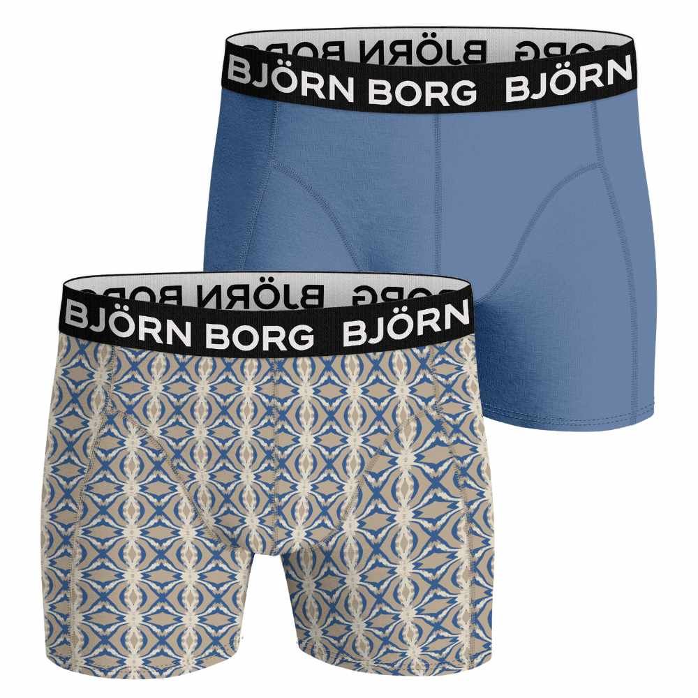 Björn Borg Uomini Boxer Cotton Stretch Boxer 3P Oliva-Verde XL
