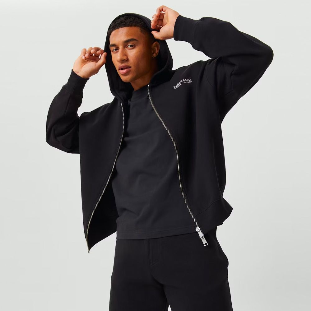 Björn Borg Borg Heavy Zip Hoodie - Black