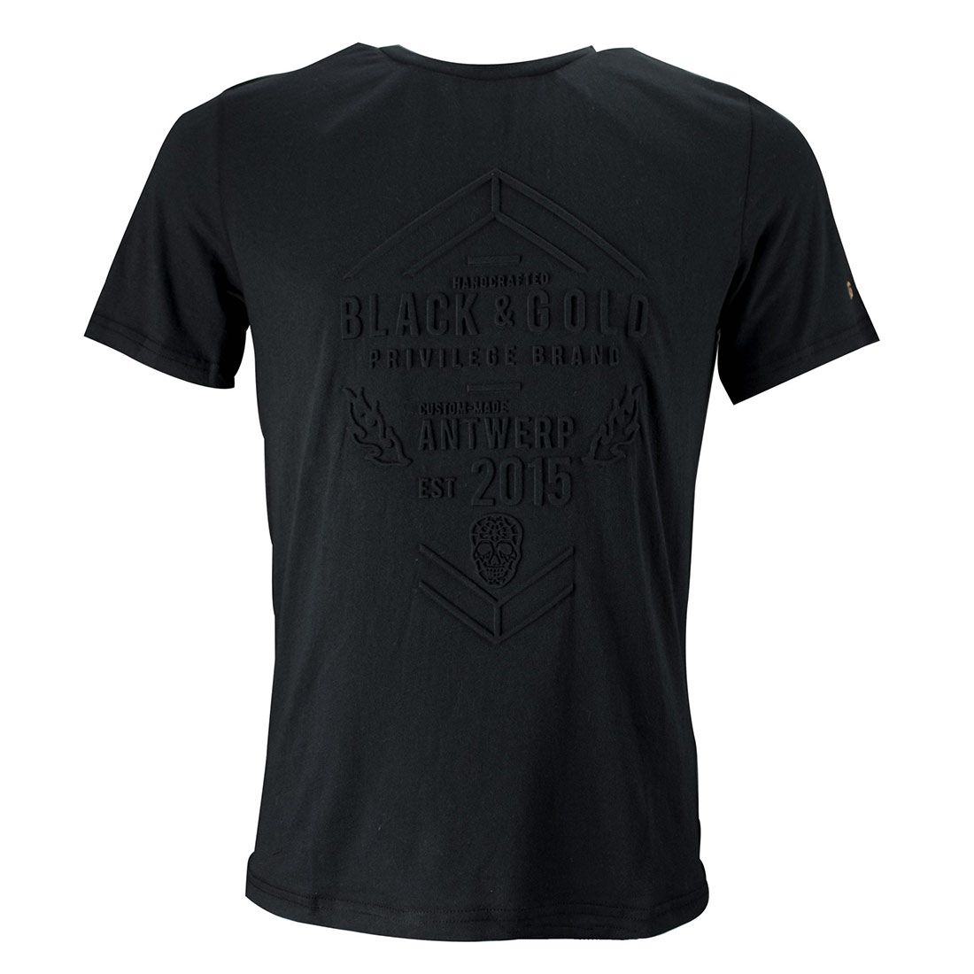 Black \u0026 Gold La Redo Black t-shirt, image size:1100x1100