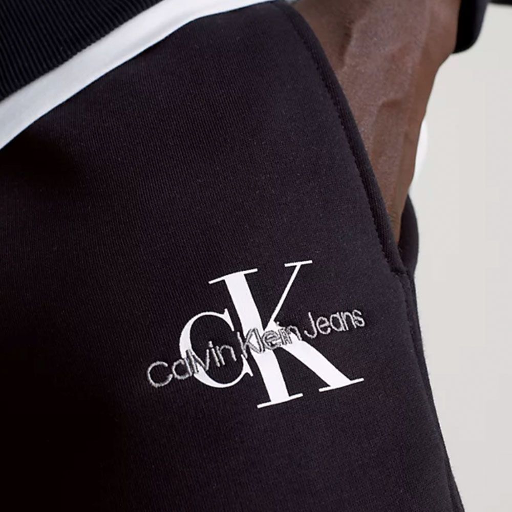 Calvin Klein Short Fleece Jogging Trousers Black