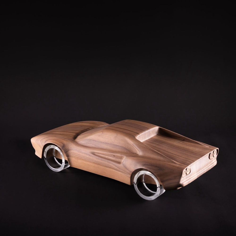 Vector Art Ferrari 288 GTO Wooden Model