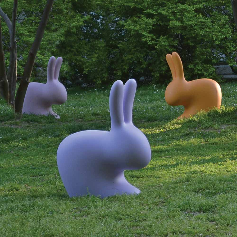 服/ファッション qeeboo rabbit chair Qeeboo Rabbit Chair Medium - Black