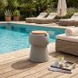 Bubalou Champ Stool & Ice Bucket - Taupe
