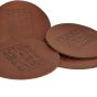 leather coasters cognac set of 4 action beats perfection