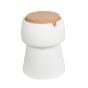 Bubalou Champ Stool Cooler White/Cork