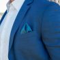 Owen Smith Pocket Square - Blue