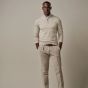 Profuomo Merino Woolen Half-Zip Pullover - Beige