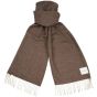 Profuomo Lambswool Scarf - Brown