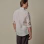 Profuomo Striped Linen Shirt - Beige