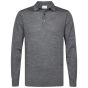 Profuomo Merino Woolen Polo - Grey