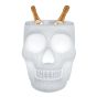 Qeeboo Mexico Skull Planter and Cooler Lamp White