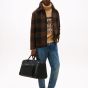 Tommy Hilfiger Crossbody Weekend Bag With Metal Logo - Black