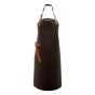 Xapron leather apron choco