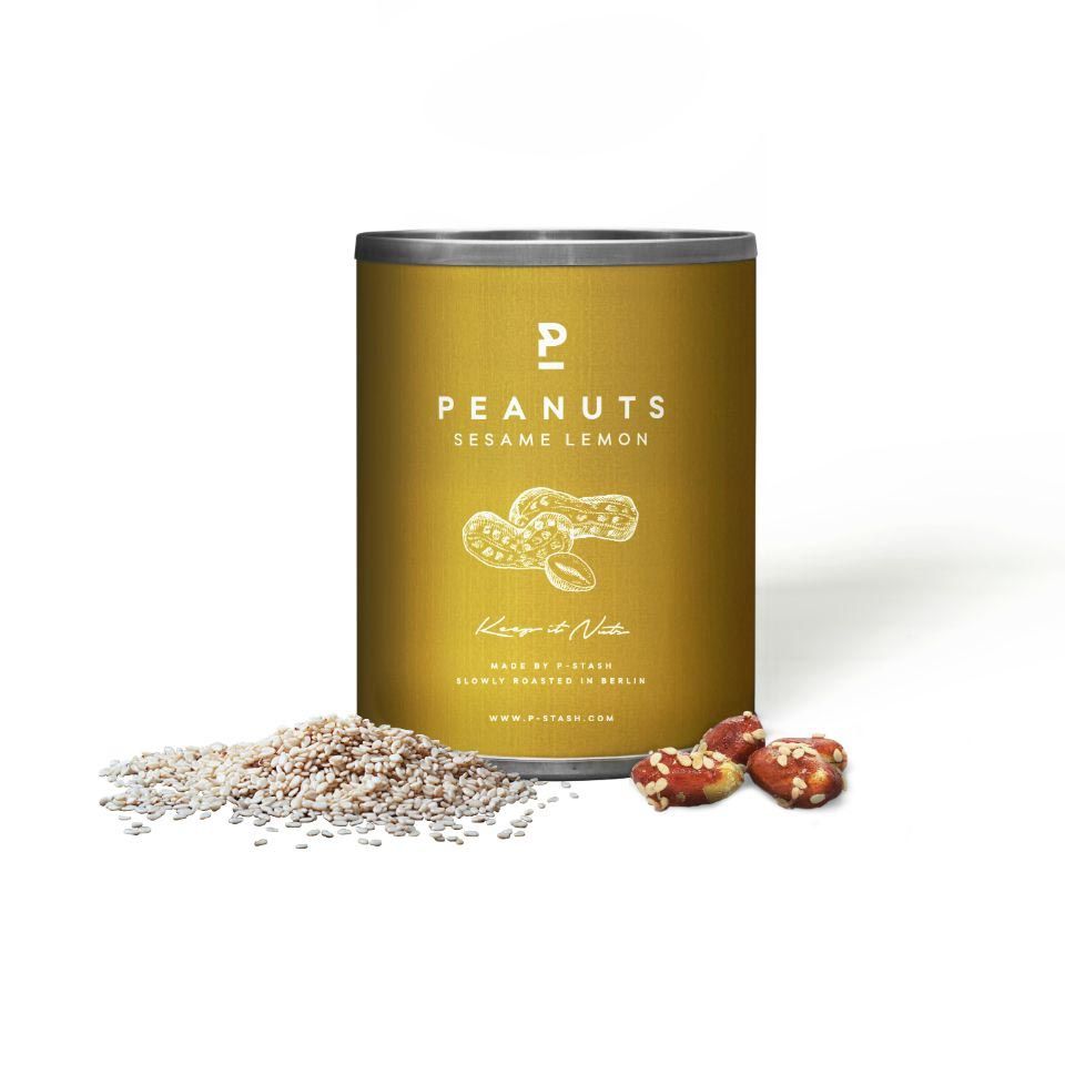 P-Stash Peanuts Sesame & Lemon - 60g