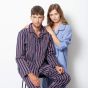 Ambassador Copenhagen Pyjama - Bombay Blue Stripes