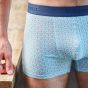 Billybelt organic cotton boxershorts blue seigaiha