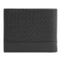 Calvin Klein Logo Leather Billfold Wallet - Black