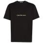 Calvin Klein T-shirt Met Logo Op De Rug - Zwart