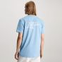 Calvin Klein T-Shirt With Slogan On The Back - Light Blue