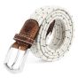 BILLYBELT Club braided belt white