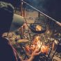 Folding Fire BBQ & Fire pit - Groot