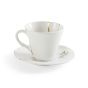 Kintsugi Coffee cup with saucer