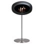 Le Feu Bio Fireplace Ground Steel High - Stainless Steel