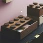 Lego Wooden Collection Storage Box Brick 8 - Brown