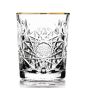 Libbey Hobstar imperfect gold rim tumbler - limited edition