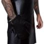 Dutchdeluxes leather oven glove black