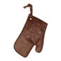 Dutchdeluxes leather oven glove brown