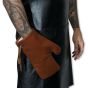 Dutchdeluxes leather oven glove brown