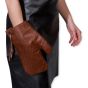 Dutchdeluxes leather oven glove brown croco