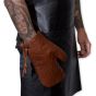 Dutchdeluxes leather oven glove brown croco