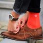Owen Smith Socks & Laces Set Orange Rust