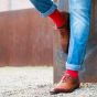 Owen Smith Socks & Laces Set Red