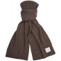 Profuomo Donegal Wool Knitted Scarf & Beanie Set - Brown