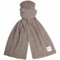 Profuomo Donegal Wool Knitted Scarf & Beanie Set - Grey
