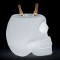 Qeeboo Mexico Skull Planter and Cooler Lamp White