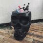 Qeeboo Mexico Skull Planter and Cooler Black