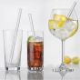 Simax 6 Herbruikbare Drinkrietjes Glas