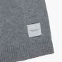 Profuomo Wool-Cashmere Knitted Scarf - Grey