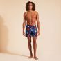 Vilebrequin Swim Shorts Tortues Multicolores - Navy