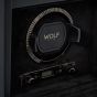 WOLF British Racing Single Watch Winder With Storage - Black