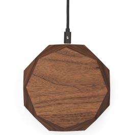 Oakywood Wireless Geometric Charging Pad - Walnut