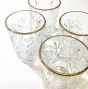 Libbey Hobstar tumbler golden rim