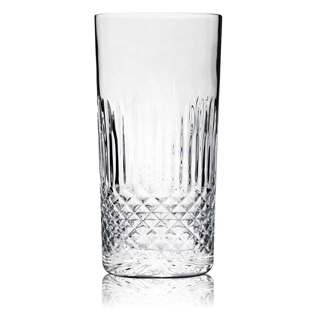 Hendrick's Gin Highball Crystal Cut Glass Tumbler New In Gift Box 2 Pair Of 